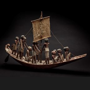 Funerary Model Of A Boat