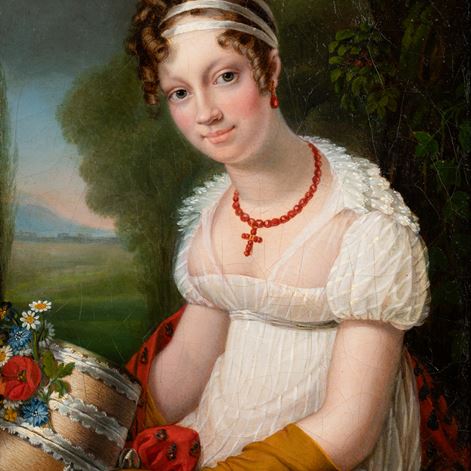 Portrait de Marie-Charlotte Georgette Nizon de Saint-Georges