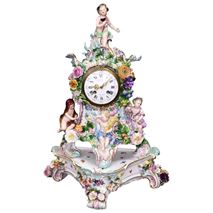 19th Century Meissen Porcelain Clock