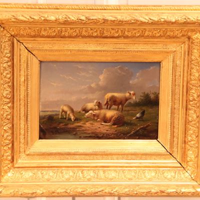 F. Vandeverdonck – Paysage aux moutons
