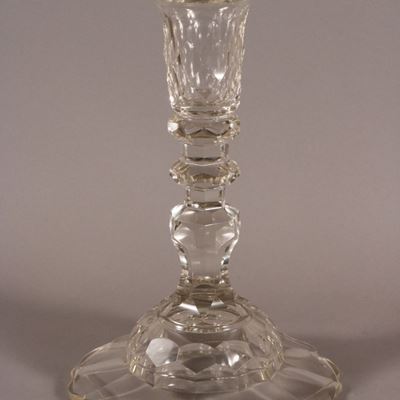 Unique bougeoir cristal, XVIIIe siècle, Irlande