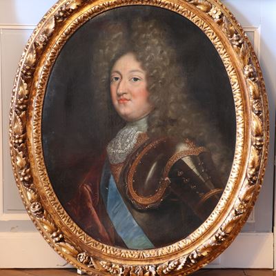 Portrait ovale probable de Louis de France dit le Grand Dauphin 