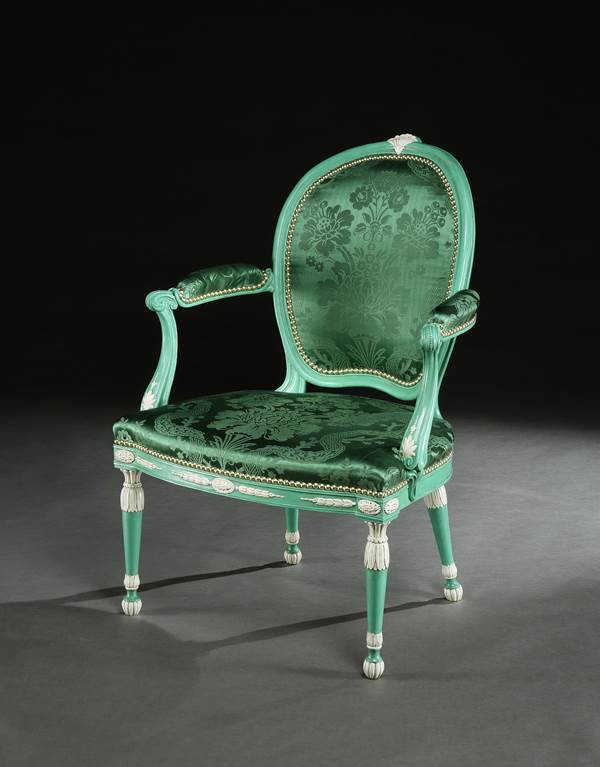 THE GARRICK CHAIR FROM NO. 5 ROYAL ADELPHI TERRACE
