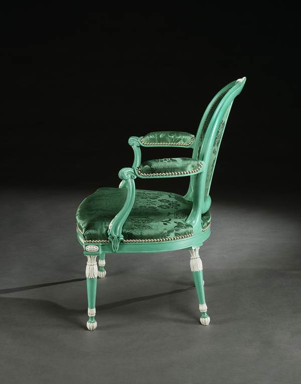 THE GARRICK CHAIR FROM NO. 5 ROYAL ADELPHI TERRACE