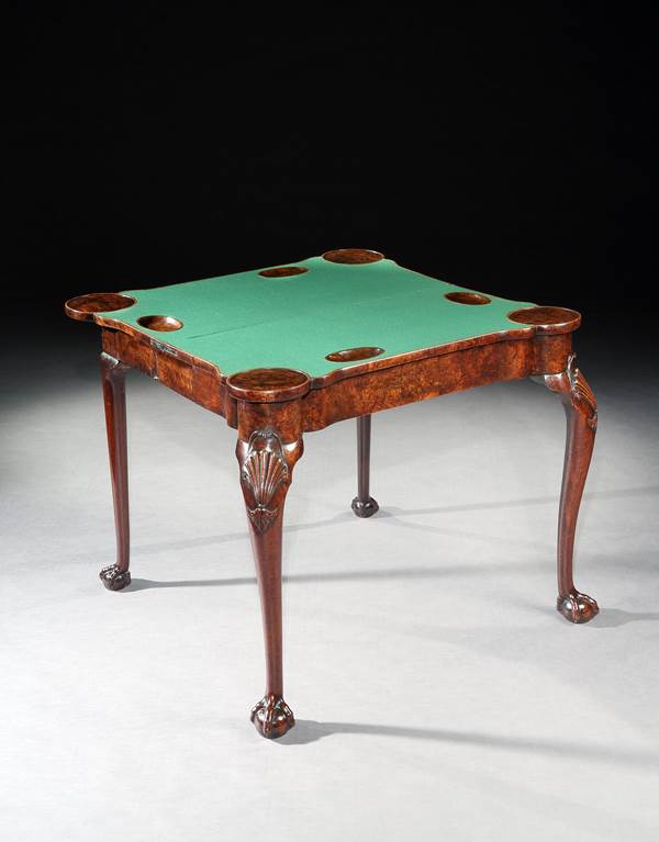 A CARD TABLE FROM THE PERCIVAL D. GRIFFITHS COLLECTION