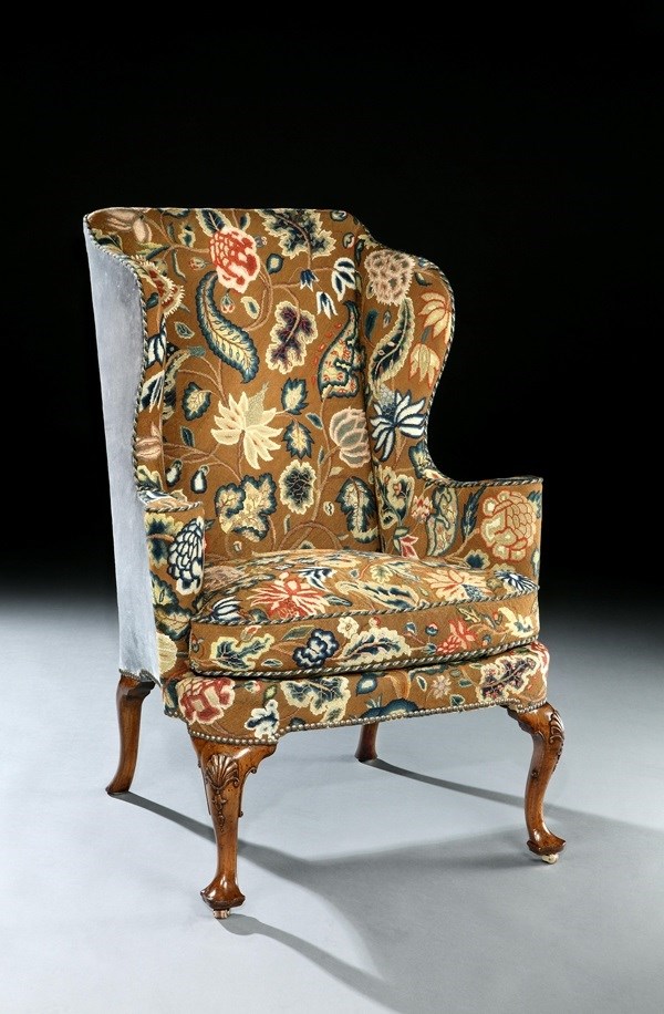 queen anne chair antique