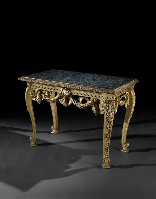 THE HOUGHTON HALL PORPHYRY SIDE TABLES