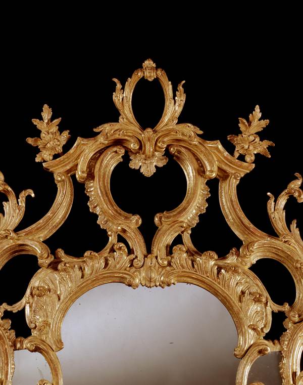 A PAIR OF GEORGE III GILTWOOD MIRRORS 