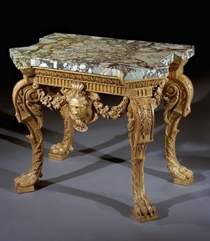 A HIGHLY IMPORTANT GEORGE II SIDE TABLE