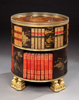 THE WANSTEAD HOUSE CHINESE LACQUER BOOKCASE