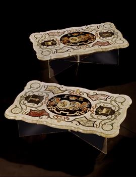THE LONDONDERRY PIETRA DURA MARBLE TOPS BY J. DARMANIN AND SONS OF MALTA	