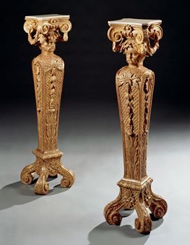 A PAIR OF GEORGE III TERMS ATTRIBUTED TO BENJAMIN GOODISON 