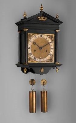 Hooded Wall Clock by Ahasuerus I Fromanteel
